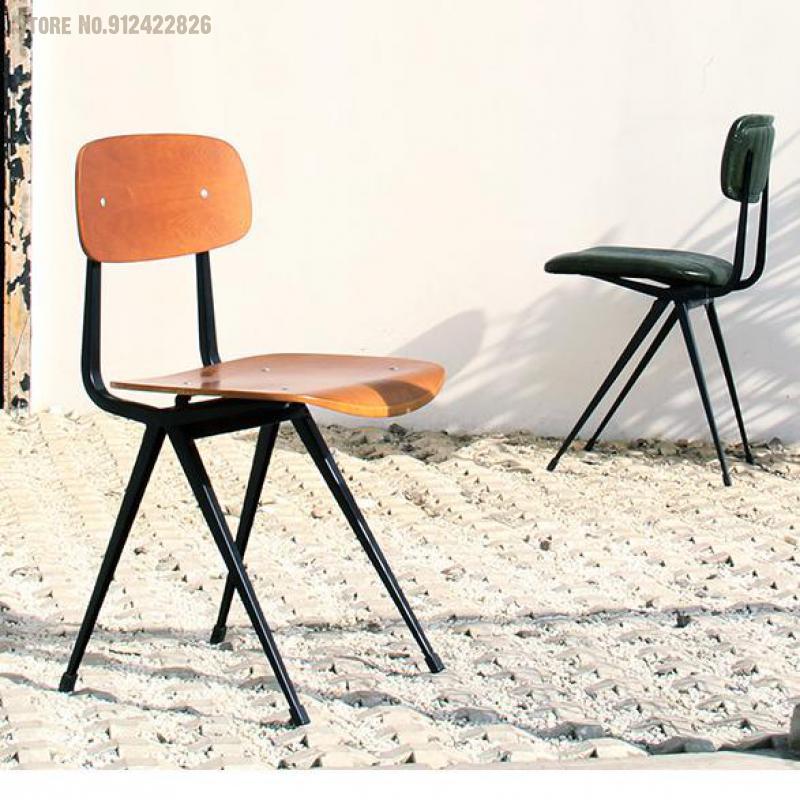 산업 스타일 의자 북유럽 복고풍 로프트 미국 철 국가 간단한 오래된 카페 바 가정용 식당 의자
